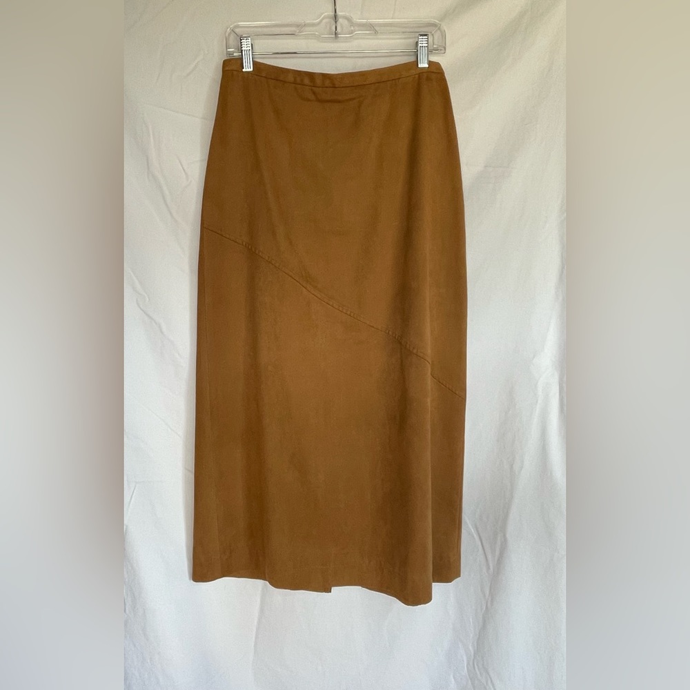Camel color moleskin skirt